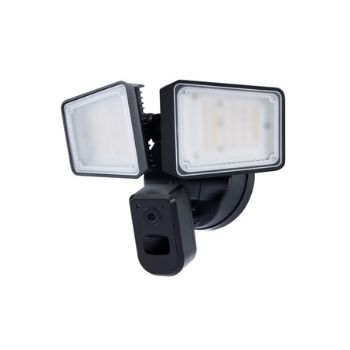 Satco Starfish 65-921 Smart Security Camera 36W Rectangular Black Flood