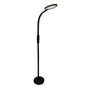 TCP 555FLDIMREMBK40K Solistic Adjustable LED Floor Lamp with Remote