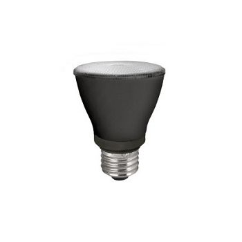 TCP L50P20D2527KFLCQB $10.61 7W LED PAR20 2700K 40° Flood 90CRI Black Housing Case/12