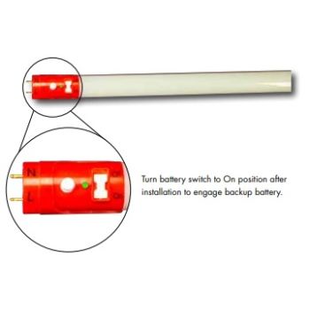 TCP LAPT815B2EM40K 15W 4' Type B LED T8 4000K Emergency Backup Double-Ended