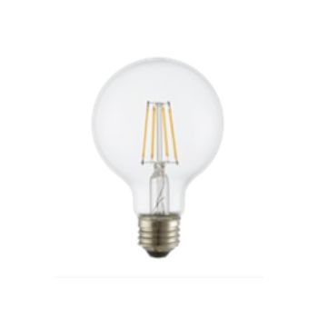 TCP FG25D4018EC Dimmable LED G25 5W Clear Antique Filament E26 1800K