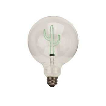 TCP FSG40CACTUSBD LED G40 Globe Cactus Shape Base-Down Green E26 120V