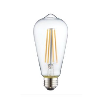TCP FST19D4024E26SCL92 Dimmable LED ST19 5W Clear 95 CRI E26 Bulb 2400K