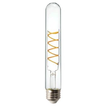 TCP FT09D2518VC Dimmable LED T9 Tube 5W Clear Antique Spiral Filament E26 1800K