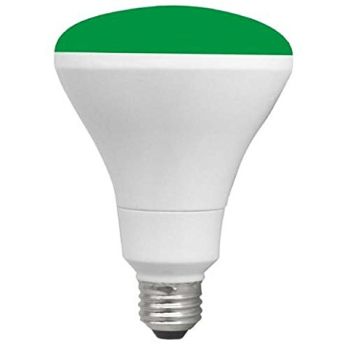 TCP RLBR3010WGR Green LED BR30 Lamp 10W Non-Dimmable