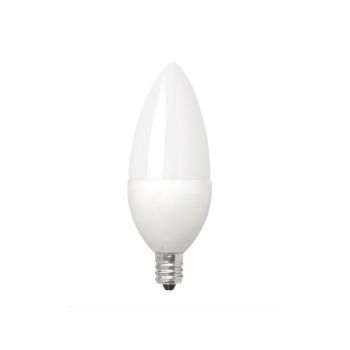 TCP LED4E12B1127KF Dimmable LED B11 Candelabra Base Frosted Bulb 4W 2700K