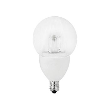 TCP Dimmable LED G16 4W Frosted Candelabra E12 E26 Base LED4E12G1627K
