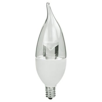 TCP LED5E12F1127K Dimmable LED Chandelier Bulb 5W 2700K Flame Tip