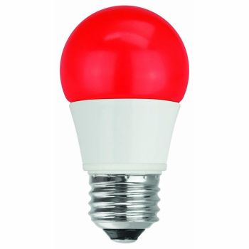 TCP RLA155RD RED LED Colored A15 Lamp 5W Non-Dimmable