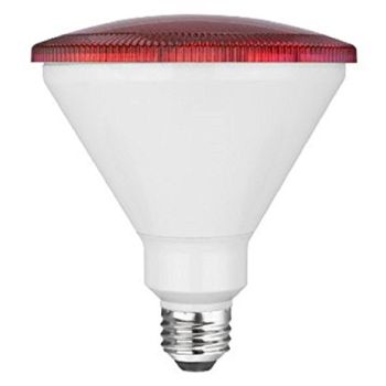 TCP RLP3814RD Red LED Colored PAR38 Lamp 14W Non-Dimmable