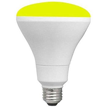 TCP RLBR3010WY Yellow LED BR30 Lamp 10W Non-Dimmable