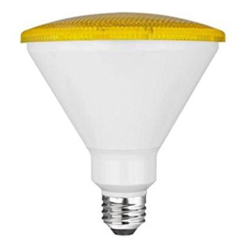 TCP RLP3814Y Yellow LED Colored PAR38 Lamp 14W Non-Dimmable