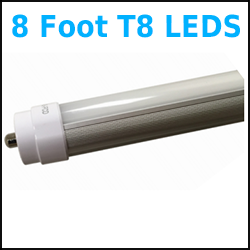 8 Foot LED T8 T12 retrofit Bulbs