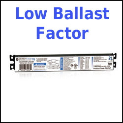 1-lamp Instant Start T8 Ballasts Low Ballast Factor